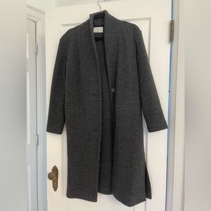Wilfred Wool Jacket in Dark Charcoal